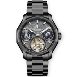 Waldhoff MEN'S Continental Stainless Steel Grey Dial Watch Continental Black
