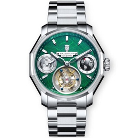 Waldhoff MEN'S Continental Stainless Steel Green Dial Watch Continental Emerald