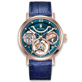 Waldhoff MEN'S Ultramatic II Calfskin Blue Dial Watch Ultramatic II Royal Blue RG