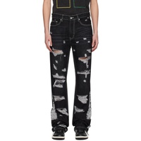 Who Decides War Black Gnarly Jeans 241389M186011