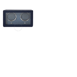 Wolf Cub Double Watch Winder with Cover - Navy 461217