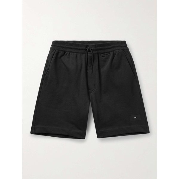  Y-3 Straight-Leg Organic Cotton-Jersey Drawstring Shorts 1647597292033457