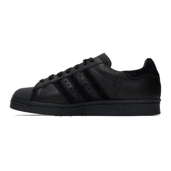  Y-3 Black Superstar Sneakers 231138F128009