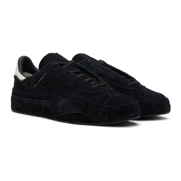  Y-3 Black Gazelle Sneakers 231138M237003