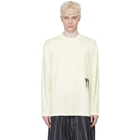 Y-3 오프화이트 Off-White Graphic Long Sleeve T-Shirt 241138M213015