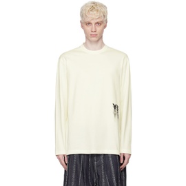 Y-3 오프화이트 Off-White Graphic Long Sleeve T-Shirt 241138M213015