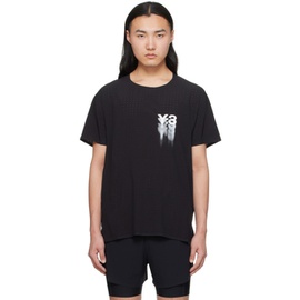 Y-3 Black Printed T-Shirt 241138M213029