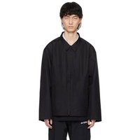 Y-3 Black Atelier Spread Collar Jacket 241138M180021