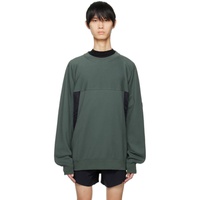 Y-3 Green Relaxed-Fit Sweatshirt 241138M204001