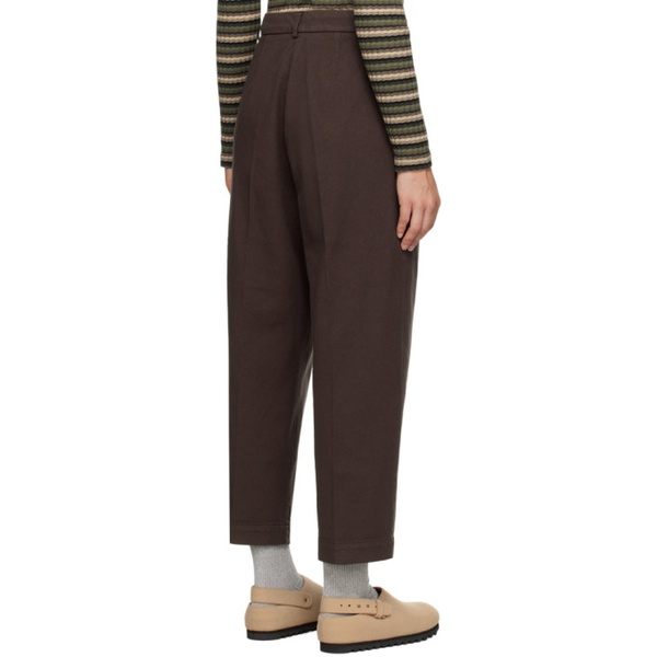  YMC Brown Market Trousers 232161F087005
