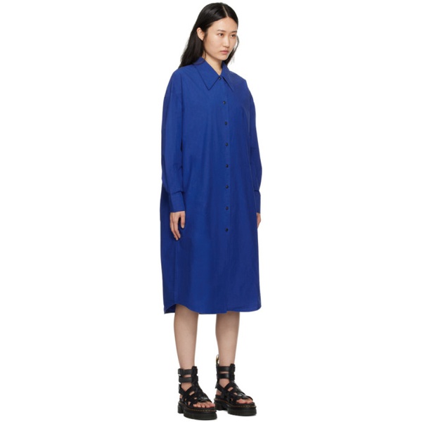  YMC Blue Judy Midi Dress 241161F054018