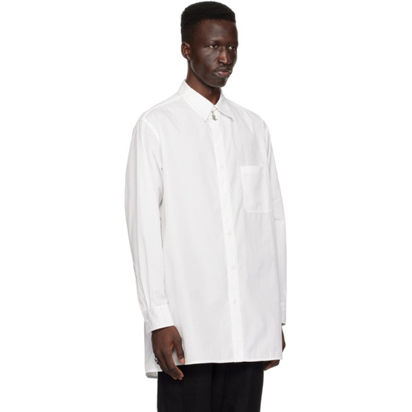  요지 야마모토 YOHJI YAMAMOTO White Pocket Shirt 241573M192008