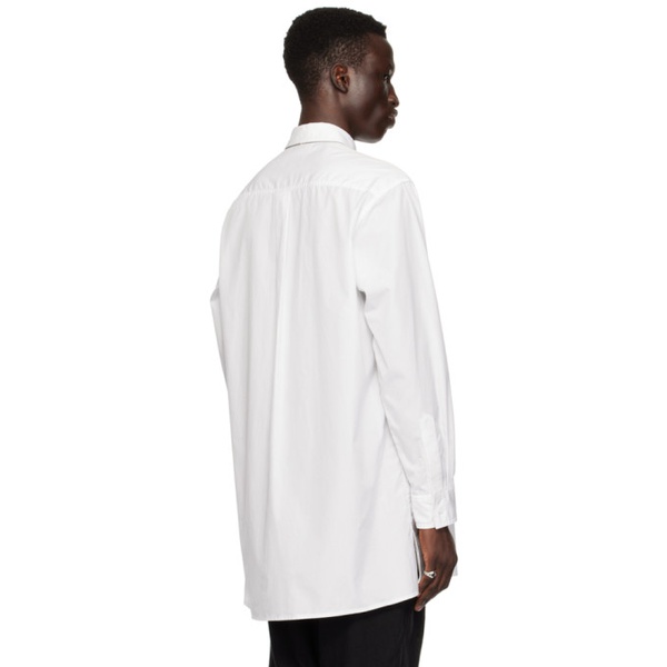  요지 야마모토 YOHJI YAMAMOTO White Pocket Shirt 241573M192008