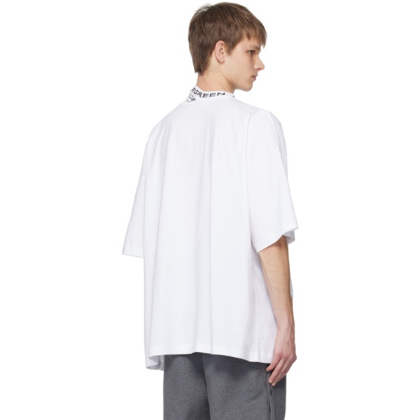  와이프로젝트 Y/Project White Triple Collar T-Shirt 241893M213010