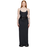 와이프로젝트 Y/Project Black Invisible Strap Maxi Dress 241893F055010