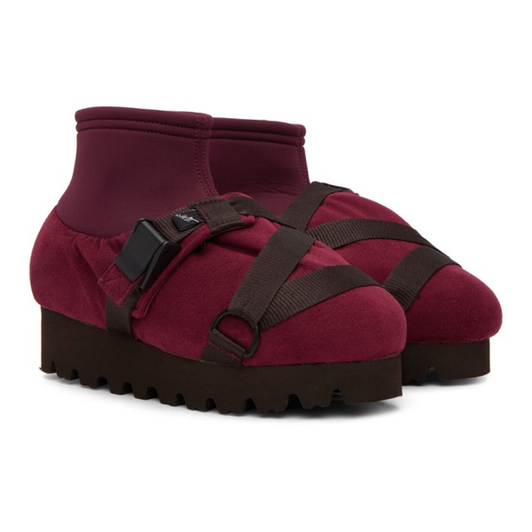  YUME YUME SSENSE Exclusive Red Camp Boots 222844F113007