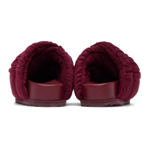  YUME YUME SSENSE Exclusive Red Tent Mules 222844F121012