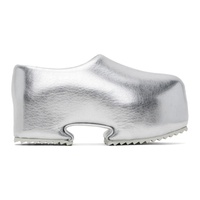 YUME YUME Silver Clog Slip-On Loafers 241844F121006