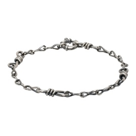Youth Silver Twist Chain Bracelet 241984M142000