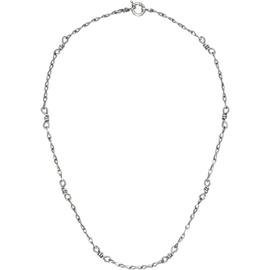 Youth Silver Twist Chain Necklace 241984M145000