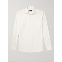 ZEGNA Cotton and Cashmere-Blend Twill Shirt 1647597293332827