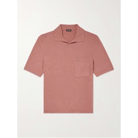 ZEGNA Knitted Cotton-Blend Polo Shirt 1647597310685605