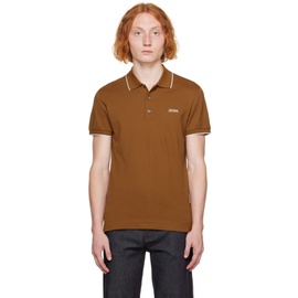 ZEGNA Brown Embroidered Polo 232142M212004