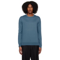ZEGNA Blue Fitted Sweater 231142M201003