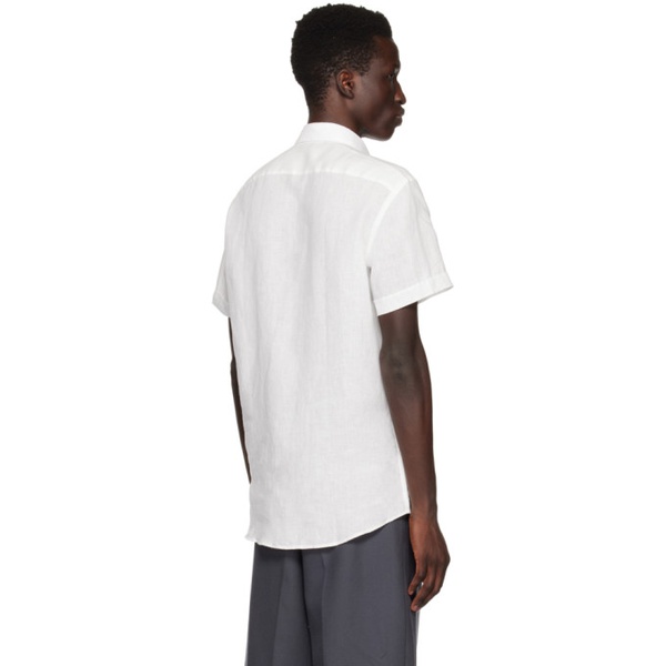  ZEGNA White Regular-Fit Shirt 231142M192043