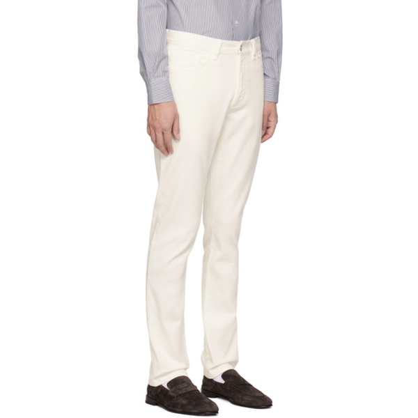  ZEGNA White Patch Jeans 241142M186002