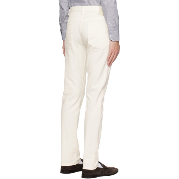  ZEGNA White Patch Jeans 241142M186002