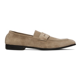 ZEGNA Beige Suede LAsola Loafers 241142M231010