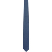 ZEGNA Blue Silk Tie 241142M158005