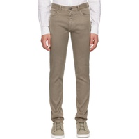 ZEGNA Taupe City Jeans 241142M186009