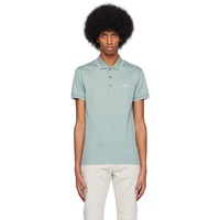 ZEGNA Blue Embroidered Polo 231142M212007
