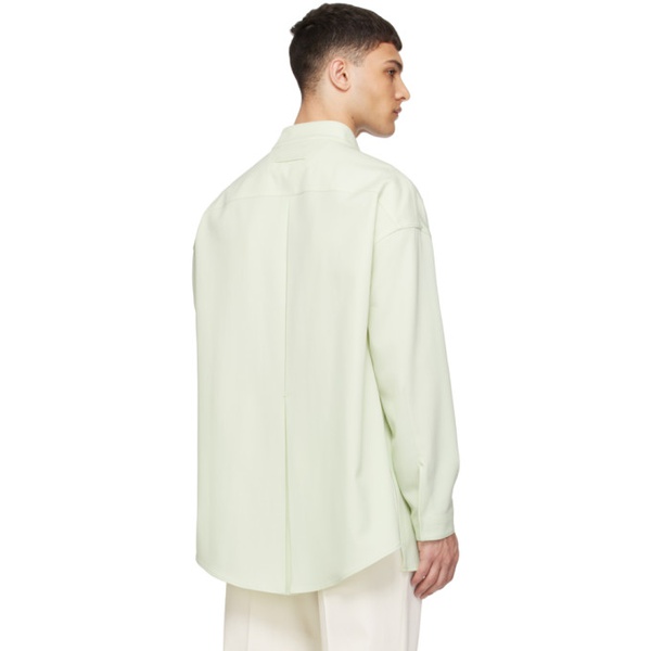  ZEGNA Green Tailoring Shirt 241142M192049