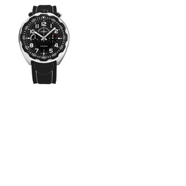Zeno Pilot bulhed Chronograph Automatic Black Dial Mens Watch 6528-THD-A1