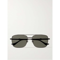 구찌 GUCCI EYEWEAR Aviator-Style Gunmetal-Tone Sunglasses 1647597324193567