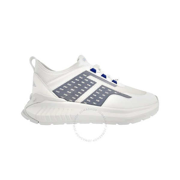 토즈 Tods Mens White Mesh-Panelled Low-Top Sneakers XXM07I0FI20RCI422D