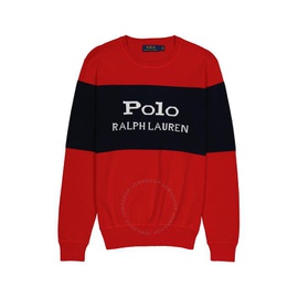 폴로 랄프 로렌 Polo Ralph Lauren Intarsia Logo Cotton Sweater 710828779001