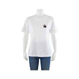 Chloe White Cotton Jersey Logo Classic T-shirt CHC20SJH13181101