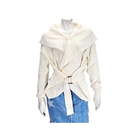 스텔라 맥카트니 Stella Mccartney Ladies Blazer Ivory Knit Wrap Jacket 521663 S1885 9503