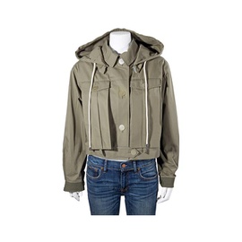 로에베 Loewe Cotton Military Hooded Jacket S2108172PA.4430