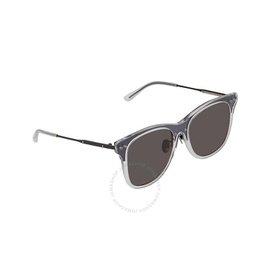 보테가 베네타 Bottega Veneta Grey Square Ladies Sunglasses BV0151S 001 56