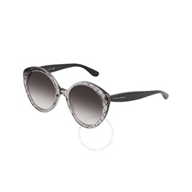 보테가 베네타 Bottega Veneta Grey Cat Eye Ladies Sunglasses BV0234S 001 53