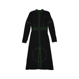 버버리 Burberry High-neck Dress In Black 4067676