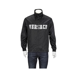 베르사체 Versace Mens Medusa Logo Hooded Nylon Jacket In Black A84360-A232567-A4008
