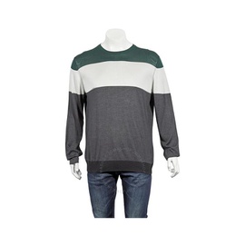휴고 Hugo Boss Mens Colorblock Silk Regular-fit Sweater 50403643-030