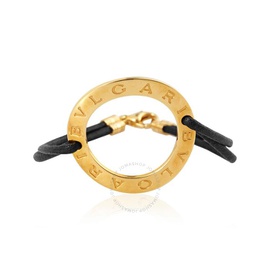 Bvlgari Ladies 18k Yellow Gold Double Cord Bracelet BR853668