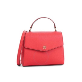 Tory Burch Brilliant Red Robinson Small Top-handle Satchel 49686 612